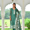 MEHER KURTA SET - DARK GREEN