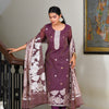 MEHER KURTA SET - WINE