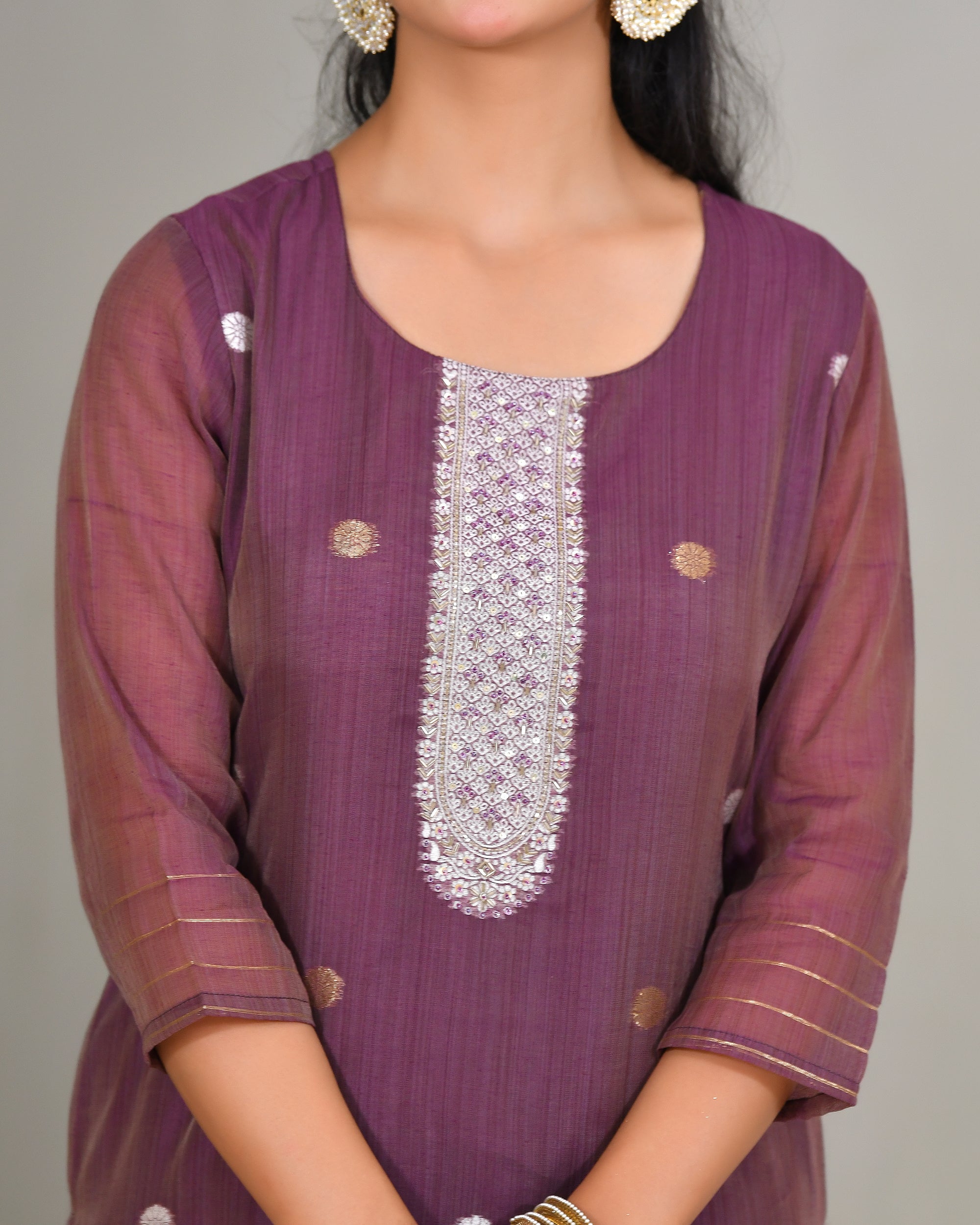 MEHER KURTA SET - WINE