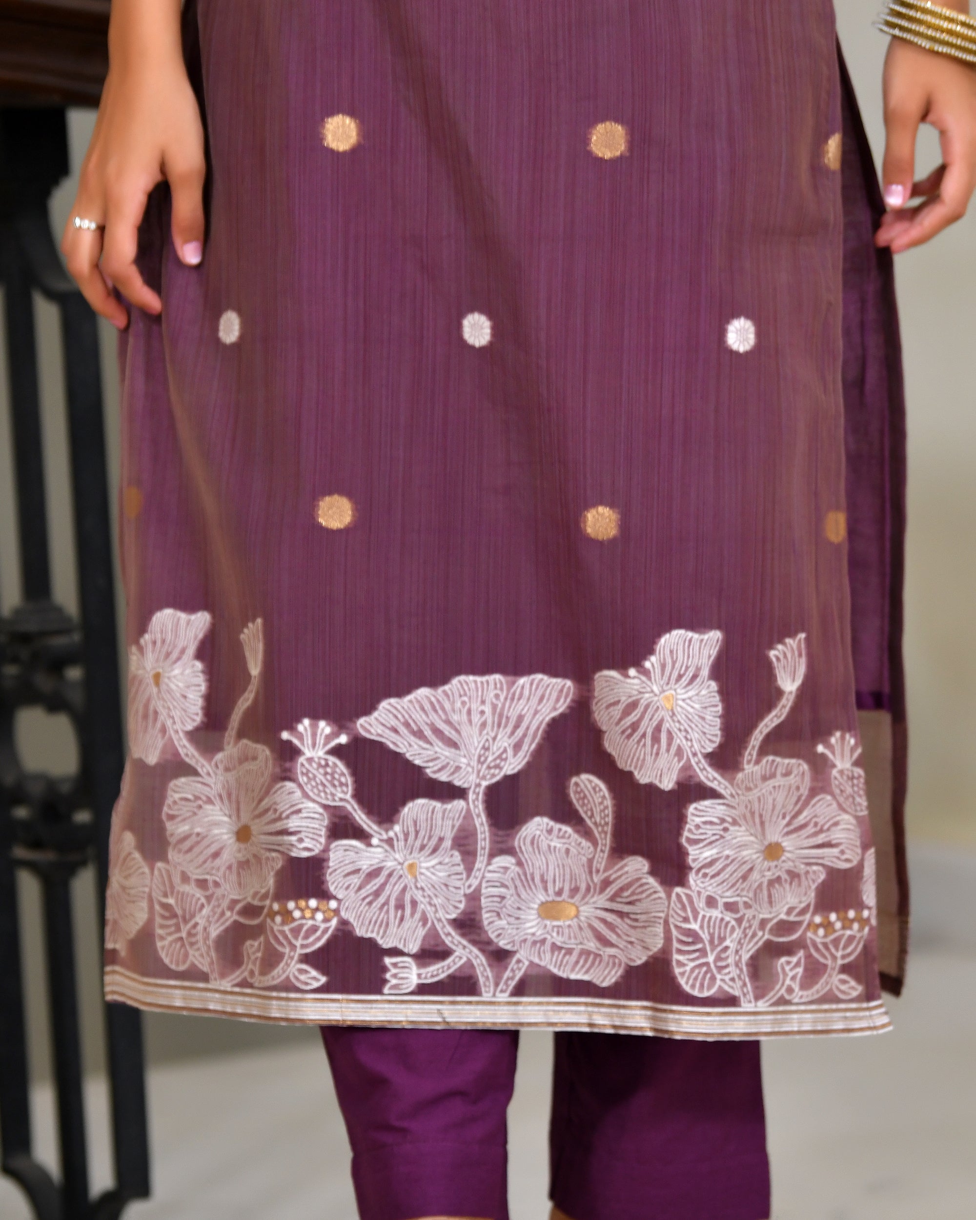 MEHER KURTA SET - WINE