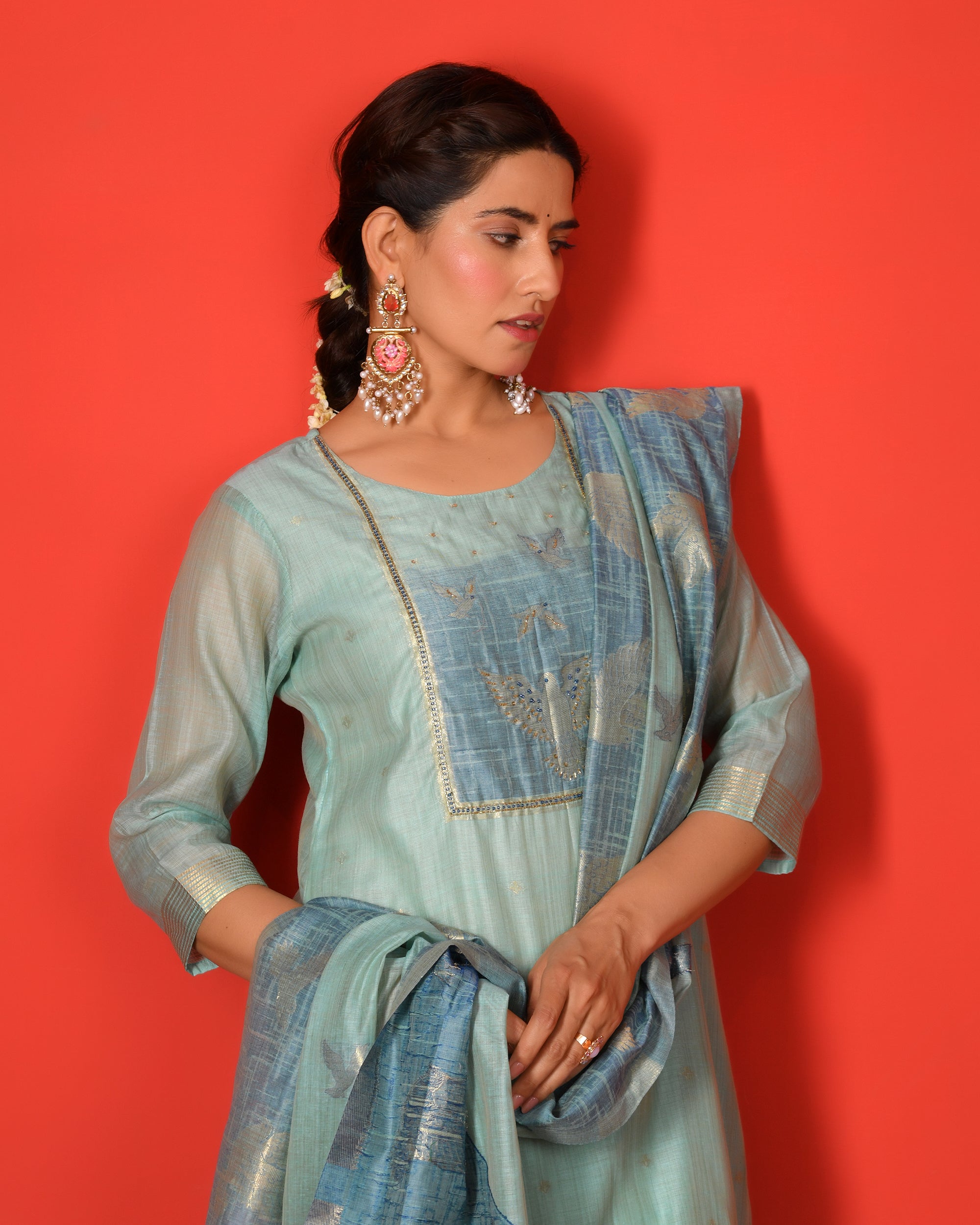 NEEL KURTA SET