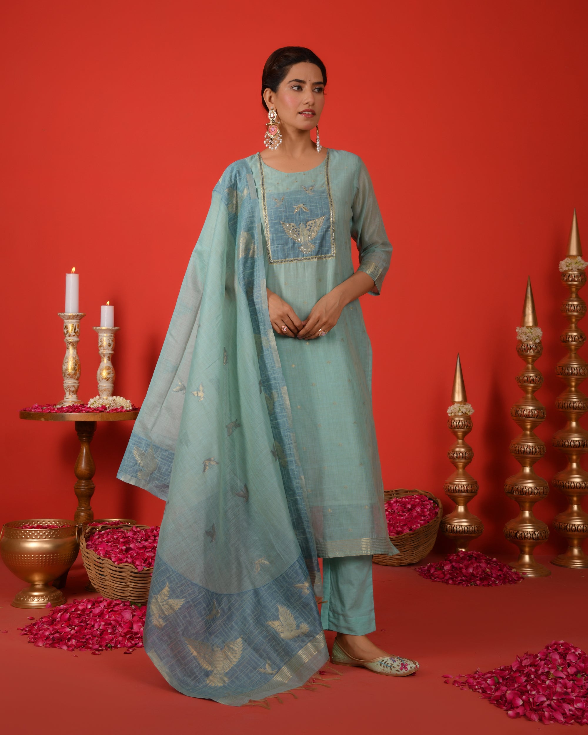 NEEL KURTA SET