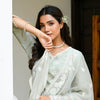 Mira Floral Embroidered Kurta Set with Organza Dupatta - PISTA