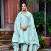 Tara Floral Embroidered Kurta Set with Dupatta - SKY BLUE